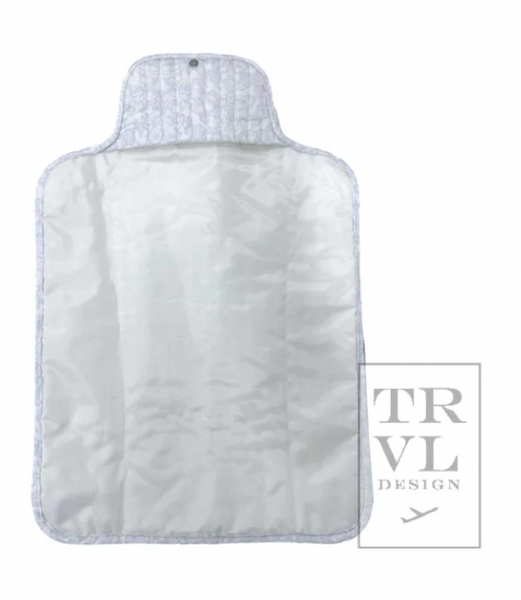 TRVL Quilted Changing Mat - Changing Pad Woodland Blue
