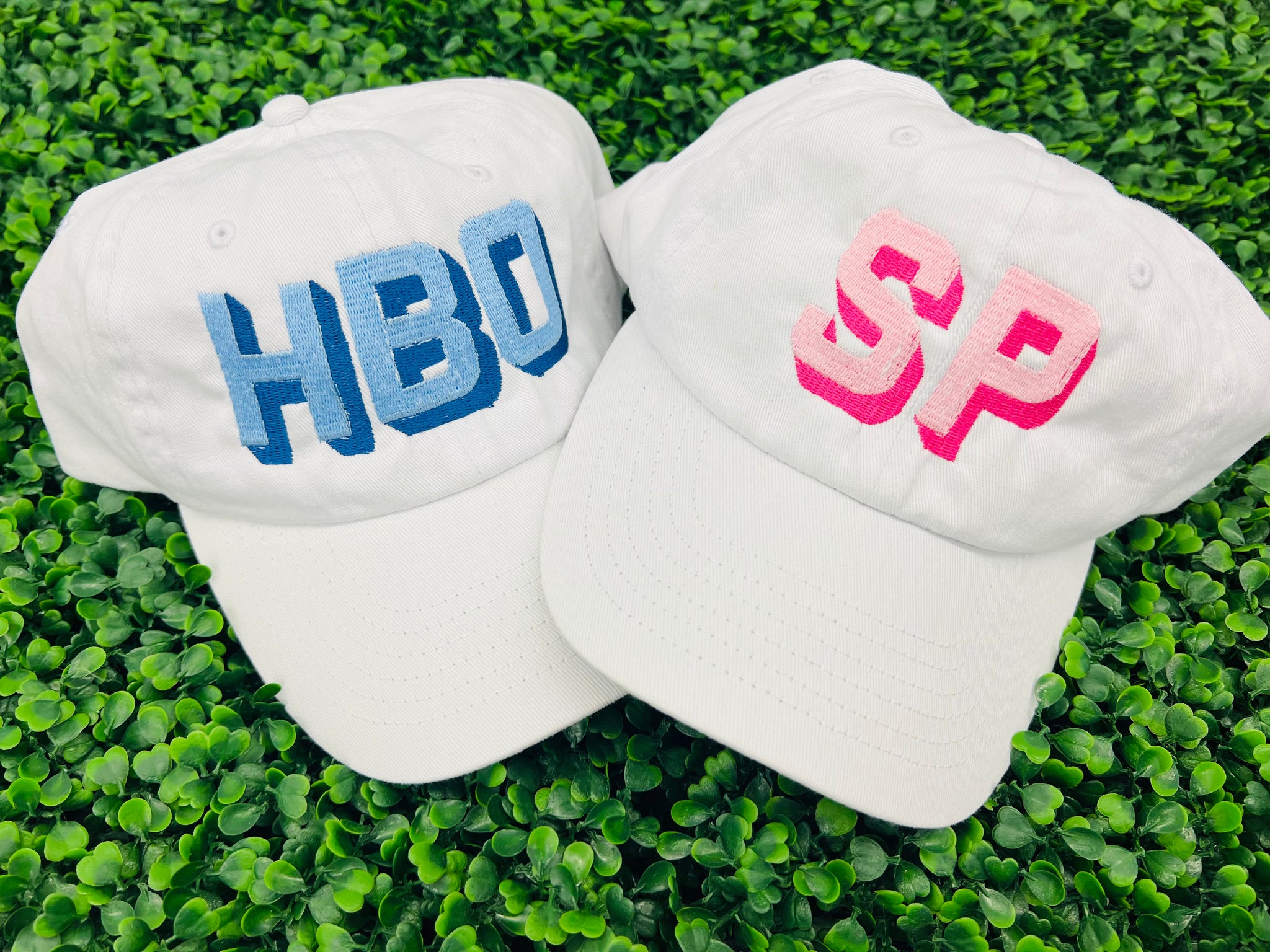 Embroidered White Baseball Cap