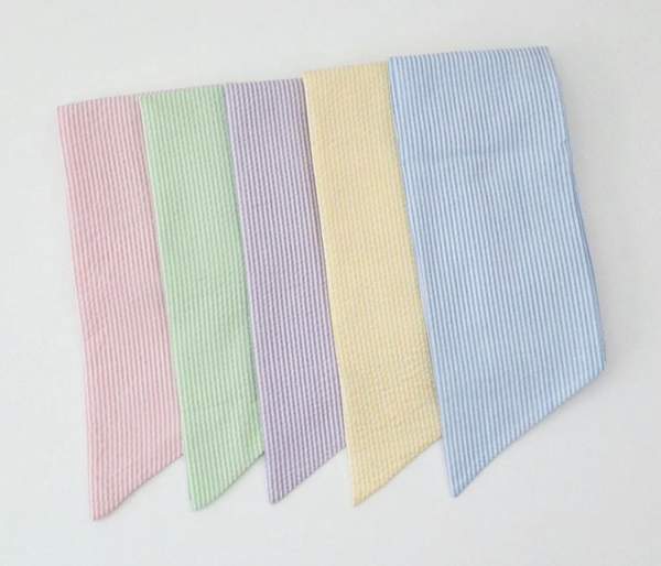 Seersucker Newborn Bow Sash, Maternity Sash