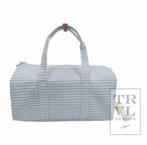 TRVL Weekender Duffle - Gingham Mist