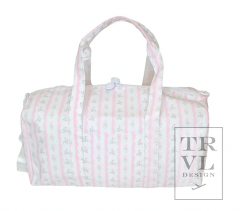 TRVL Weekender Duffle - Ribbon Floral Pink