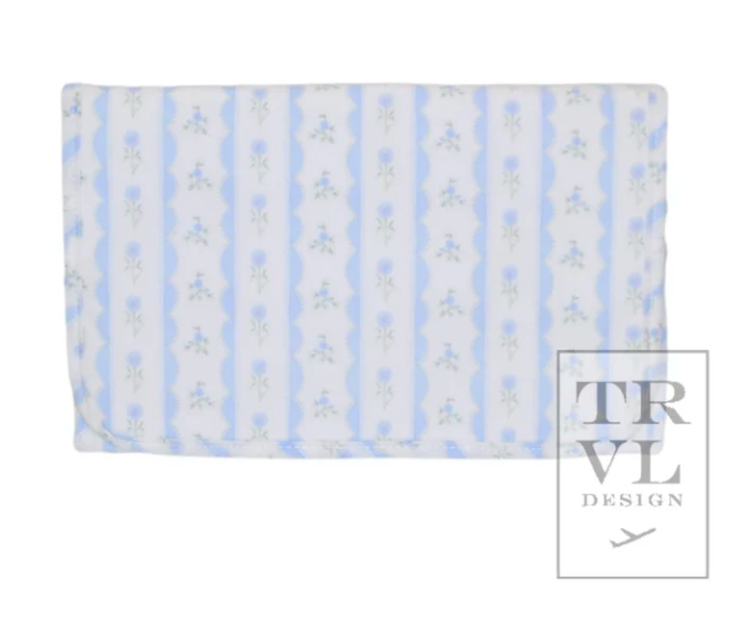 TRVL Game Changer - Changing Pad Ribbon Floral Blue