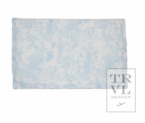 TRVL Game Changer - Changing Pad Bunny Toile Blue