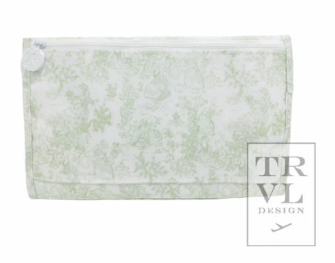 TRVL Game Changer - Changing Pad Bunny Toile Green