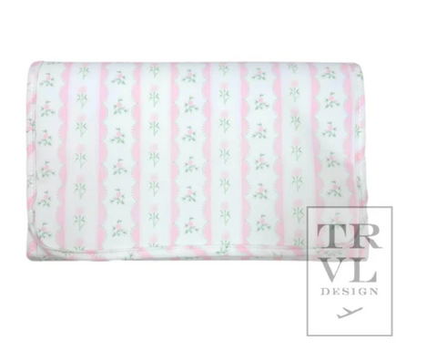 TRVL Game Changer - Changing Pad Ribbon Floral Pink