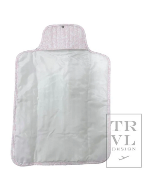 TRVL Quilted Changing Mat - Changing Pad Woodland Pink