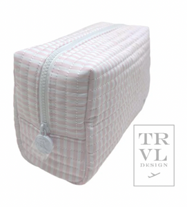 TRVL Quilted Everyday Bag - Pimlico Stripe Pink
