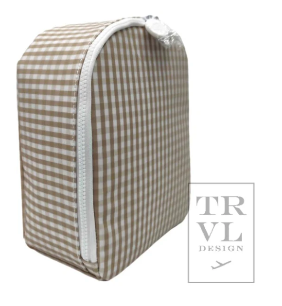 TRVL Bring It - Gingham Khaki