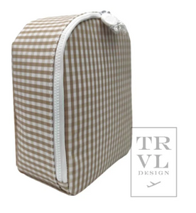 TRVL Bring It - Gingham Khaki
