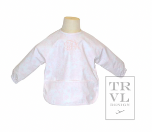 TRVL Perfect Smock - Bib Bunny Toile Pink