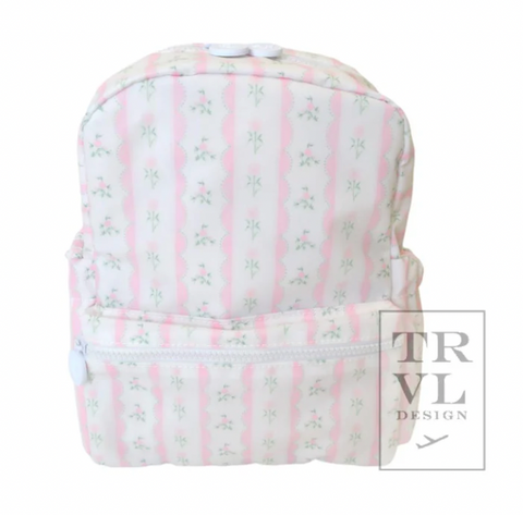 TRVL Mini Backer - Ribbon Floral Pink