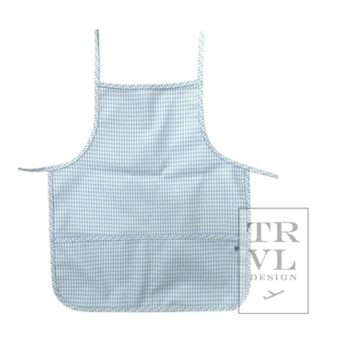 TRVL Apron - Gingham Mist
