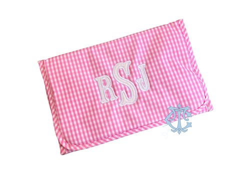 TRVL Game Changer - Changing Pad Gingham Pink