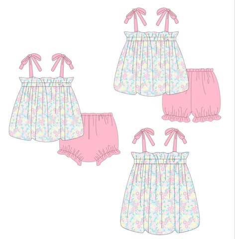 Pink floral collection